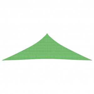 Pânză parasolar, verde deschis, 3,5x3,5x4,9 m, HDPE, 160 g/m² - Img 3