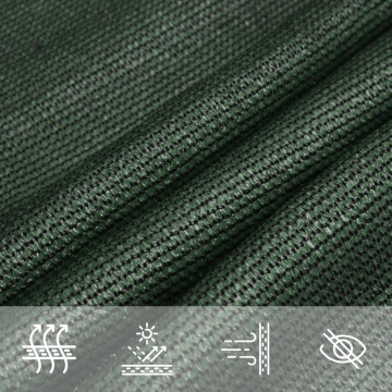 Pânză parasolar, verde închis, 2,5x4 m, 160 g/m², HDPE - Img 8