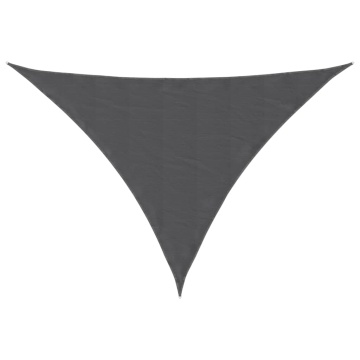 Parasolar, antracit, 3x4x4 m, țesătură oxford, triunghiular - Img 2
