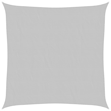 Parasolar, gri deschis, 3,6x3,6 m, 100% poliester Oxford - Img 2