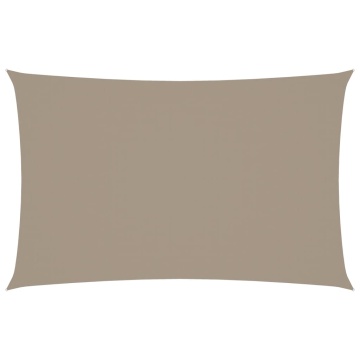 Parasolar, gri taupe, 2x5 m, țesătură oxford, dreptunghiular - Img 2