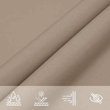 Parasolar, gri taupe, 3x6 m, țesătură oxford, dreptunghiular - Img 7