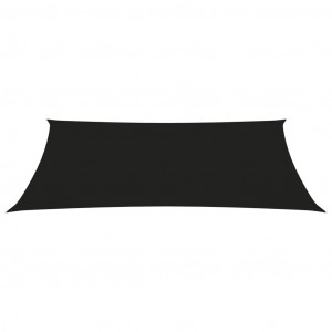 Parasolar, negru, 2x4 m, țesătură oxford, dreptunghiular - Img 3