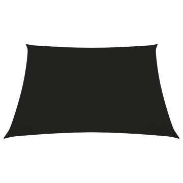 Parasolar, negru, 4x4 m, țesătură oxford, pătrat - Img 2