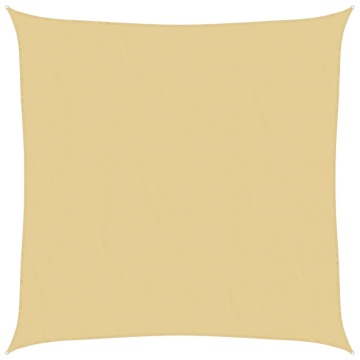Parasolar, nisipiu, 3,6x3,6 m, 100% poliester Oxford - Img 2