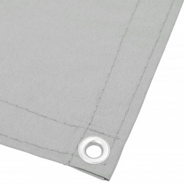 Paravan de balcon gri deschis 120x600 cm 100% poliester oxford - Img 4