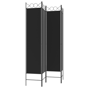 Paravan de cameră cu 3 panouri, 160x200 cm, textil - Img 8