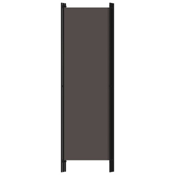 Paravan de cameră cu 3 panouri, antracit, 150 x 180 cm - Img 4