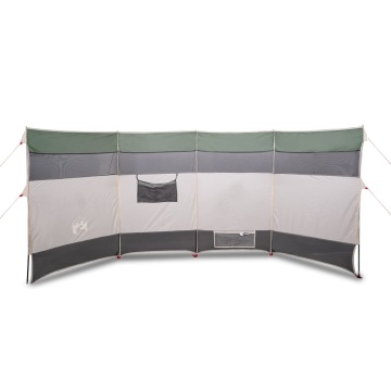 Paravan de camping, verde, 366x152x152 cm, impermeabil - Img 2