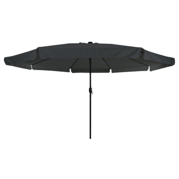 Paravan de grădină cu lumini LED ø395x245 cm, Antracit - Img 4