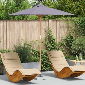 Paravan de Grădină Gri Întunecat 217x230 cm din Bambus - Img 1