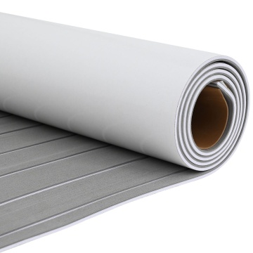 Pardoseala autoadezivă gri deschis & alb 240x90 cm EVA Foam - Img 3
