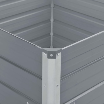 Pat înalt straturi, 100x100x77, oțel galvanizat, gri - Img 4