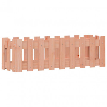 Pat înălțat grădină cu design gard 100x30x30 cm lemn douglas - Img 2