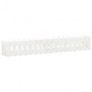 Pat înălțat grădină design gard 200x30x30 cm lemn impregnat pin - Img 4