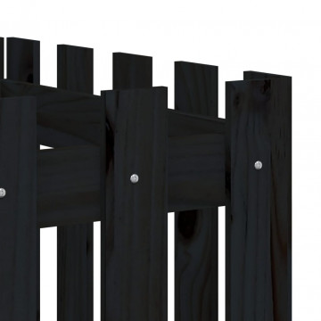 Pat înălțat grădină design gard 200x50x50 cm lemn impregnat pin - Img 6