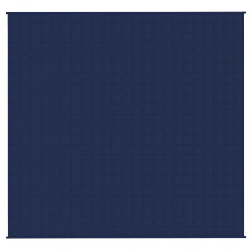 Pătură cu greutăți, albastru, 220x235 cm, 11 kg, textil - Img 3