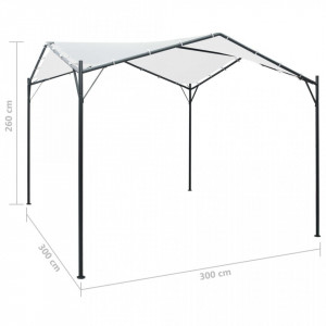 Pavilion, alb, 3 x 3 x 2,6 m, 180 g/m² - Img 6