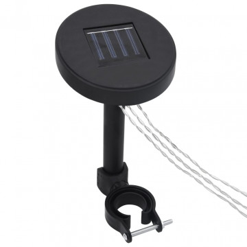 Pavilion de grădină cu șiruri de lumini LED, antracit, 3x3 m - Img 6