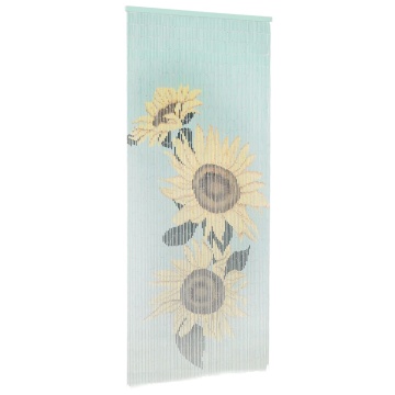 Perdea de ușă pentru insecte, 90 x 200 cm, bambus - Img 2