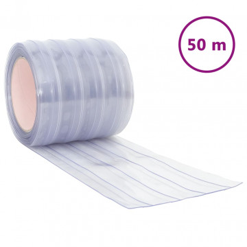 Perdea pentru ușă, transparent, 200 mmx1,6 mm 50 m, PVC - Img 2