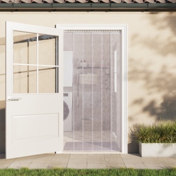 Perdea pentru ușă, transparent, 300 mmx2,6 mm 25 m, PVC - Img 1