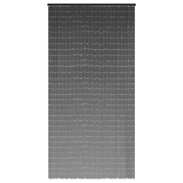 Perdele ușă cu insecte gri închis 90x220 cm bambus - Img 3