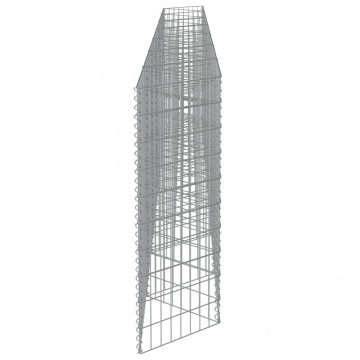 Perete gabion, oțel galvanizat, 450 x 30 x 100 cm - Img 5