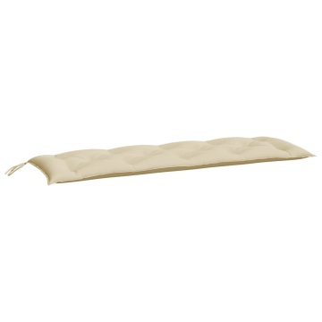 Pernă bancă de grădină, bej, 150x50x7 cm, material oxford - Img 2