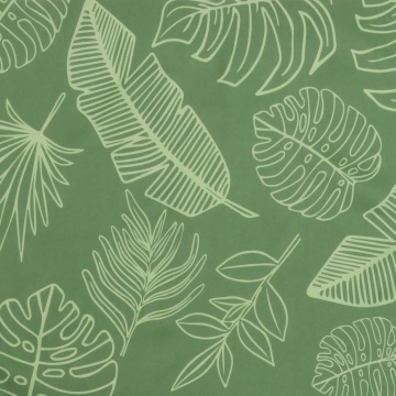 Pernă bancă de grădină model frunze, 120x50x3 cm, textil oxford - Img 5