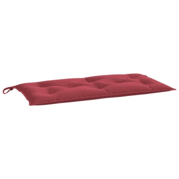 Pernă bancă de grădină, roșu vin, 110x50x7 cm, material oxford - Img 2