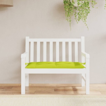 Pernă bancă de grădină verde aprins, 100x50x7 cm, textil oxford - Img 3