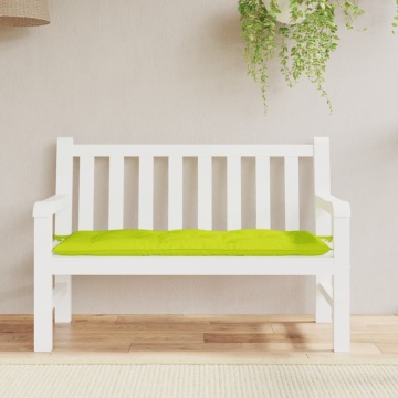 Pernă bancă de grădină verde aprins, 120x50x7 cm, textil oxford - Img 3