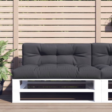 Pernă de paleți, antracit, 120x40x12 cm, material textil - Img 1