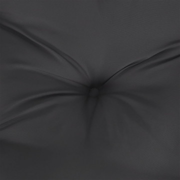 Pernă de paleți, negru, 58x58x10 cm, material textil - Img 6