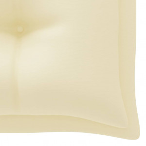Pernă pentru balansoar, alb crem, 200 cm, material textil - Img 7