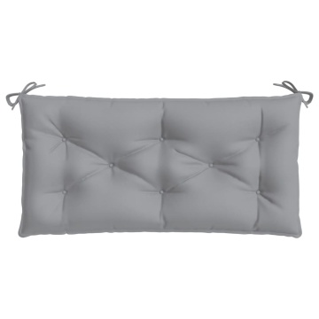 Pernă pentru bancă de grădină gri, 110x50x7 cm, material oxford - Img 4