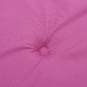 Pernă pentru bancă de grădină, roz, 200x50x3 cm, textil - Img 7