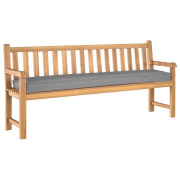Pernă pentru bancă Gri 180x40x8 cm Tessut Oxford - Img 3