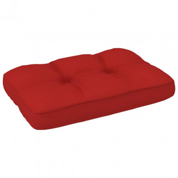 Pernă pentru canapea din paleți, roșu, 60 x 40 x 10 cm - Img 2