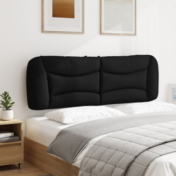 Pernă pentru tăblie de pat, negru, 160 cm, material textil - Img 4