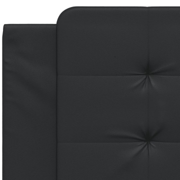 Pernă pentru tăblie pat, negru, 100 cm, piele artificială - Img 6