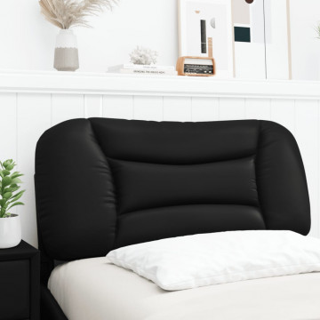 Pernă pentru tăblie pat, negru, 90 cm, piele artificială - Img 3