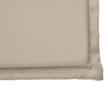 Pernă scaun de grădină, 4 buc., taupe, 45x45x2 cm, pătrat - Img 7