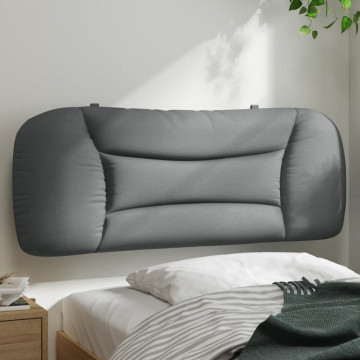 Pernă tăblie de pat, gri deschis, 100 cm, material textil - Img 1