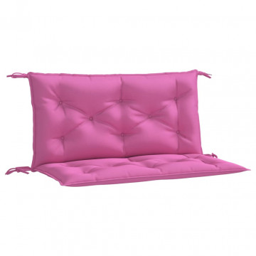 Perne bancă de grădină 2 buc. roz 100x50x7 cm textil - Img 2