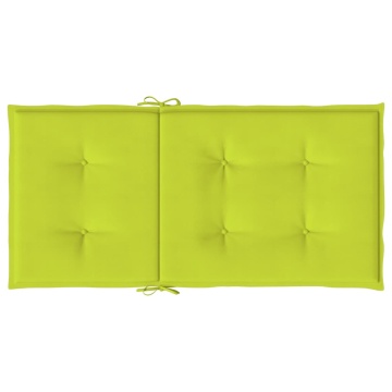 Perne cu spătar mic, 4 buc., verde, 100x50x3 cm, textil oxford - Img 5