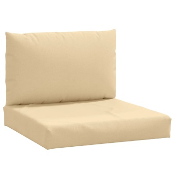 Perne de paleți, 2 buc., melanj bej, material textil - Img 2