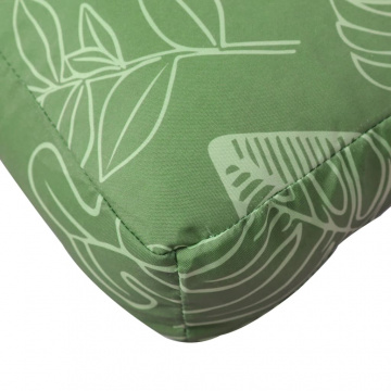 Perne de paleți, 2 buc., model cu frunze, textil - Img 5