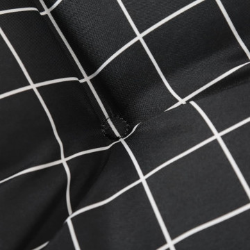 Perne de paleți, 2 buc., negru carouri, textil - Img 5